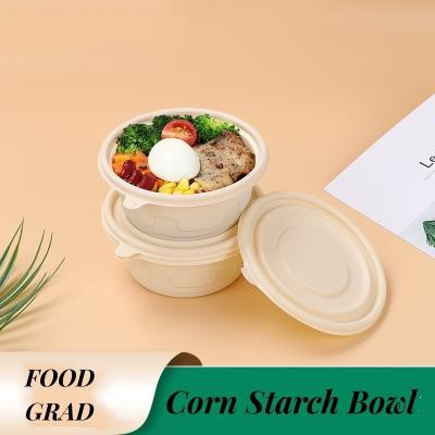 China Biodegradable Food Container Disposable Corn Starch Bowl with Estimated Delivery Time for sale