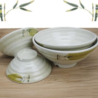 China 20.000kg Package Gross Weight Melamine Tilted Noodle Mixing Bowls Eco-Friendly Design for sale