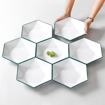 China Melamine Hexagonal Bowl for Restaurant/Family Food Enhance Your Dining Presentation for sale