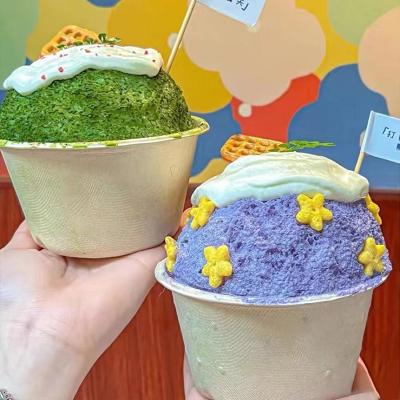 Cina Eco-Friendly Sugarcane Bagasse Bowl Diverse dimensioni Compostabile Food Bowl Ice Cream in vendita