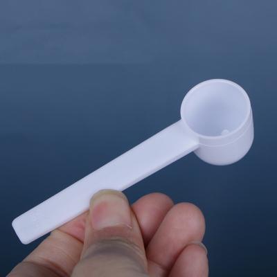 China Simple Style 2g 5g Weight Kit Black and White PP Disposable Customizable Food Spoon for sale