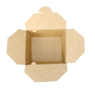 China 17.2*14*6.5CM Kraft Paper Hamburger Box for Cheese Pulled Stick Packaging Solution for sale