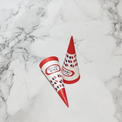 China Customized Single Wall Ice Cream Cone Paper Wrapping Paper for Eco-Friendly Packaging for sale