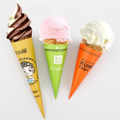 China Provided Freely Single Wall Ice Cream Paper Tray for Customized Design for sale