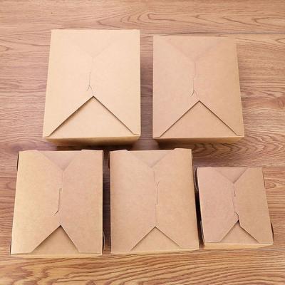 China Kraft Paper Hamburger Box for Cheese and Pulled Hot Dog Stick Packaging US Lunch Box for sale