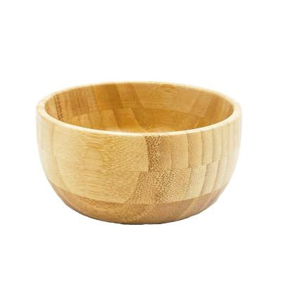 China Customized Bamboo Bowls Durable Natural Wood Soup/Salad/ Fruit/ Snack Bowl with Best for sale