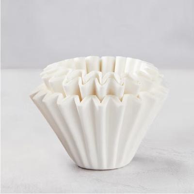 China Customized Coffee Machine Hand Brewed Paper Coffee Filter with Flexographic Printing for sale