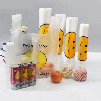 China PE Household Plastic Bag for Food Shopping Customized Thank You Printing Carton Packing for sale