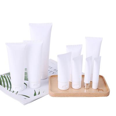 China Empty 10 20 30 50 60 80ml Cream Foundation Tube Plastic No Air Pump Cosmetic Tube for sale