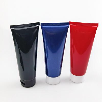 China Body Cream Flat Oval Tube Cosmetic Empty Cream Soft Cosmetic Tube with Customized Size for sale