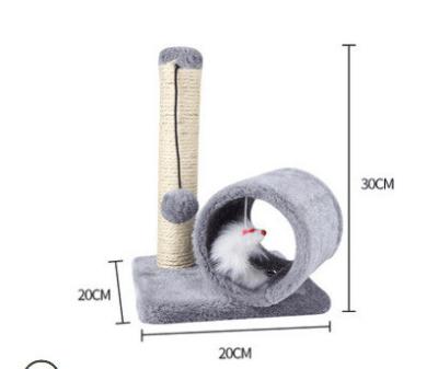 China Different Size Sisal Portable Foldable Kitten Cat Scratch Toy Climbing Frame for Cats for sale