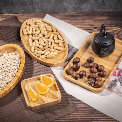 China Taça de chá de bambu descartável para servir frutas e pães ao estilo chinês à venda