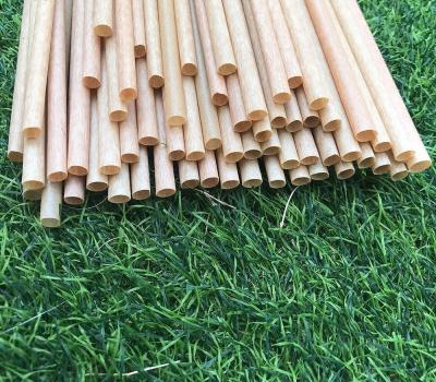 China 6*210mm Biodegradable Bamboo Fiber Independent Packaging Straw Eco-Friendly Essential for sale