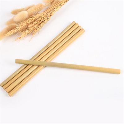 China Customized Bamboo Straw Eco Friendly Compostable Biodegradable Reusable Drinking Straws for sale