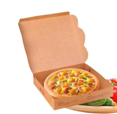 China Shipping Cost-Friendly Disposable Paper Pizza Plate Takeout Fast Food Packaging Ball for sale