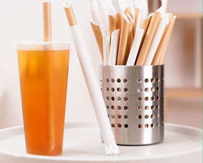 China Environmentally Friendly Beverage Decoration Striped Paper Straws with Customization for sale