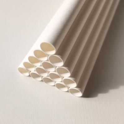 China Eco-Friendly Customized Paper Straws in White/Brown Color for Food Grade Degradable for sale