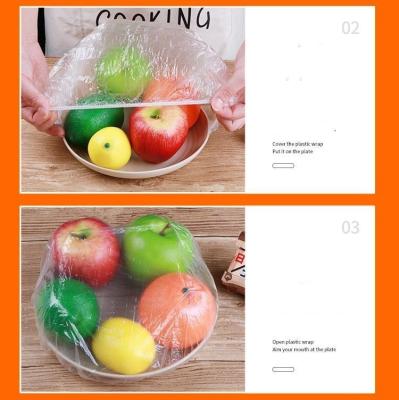 China Customized Request Disposable Plastic PE Cover for Convenient and Healthy Bowl Dishes for sale