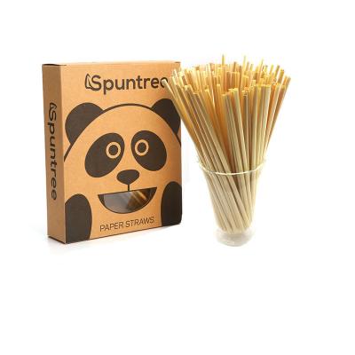 China Natural Wheat Straw Environmental Protection Degradable Disposable Cold Drink Juice Straw for sale