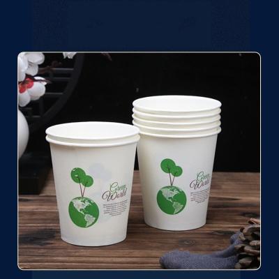 China Custom Disposable US Single Takeaway Drinking Cup Hot Drink Paper Cup with Custom Logo for sale