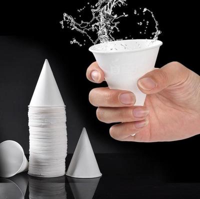 China Simple Style Paper Cone Cup Convenient and Eco-Friendly for Airport Hotel Super Market for sale