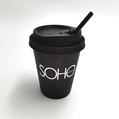 China 10.000kg Package Gross Weight Disposable PLA Coffee Paper Cups with Logo Paper Coffee for sale