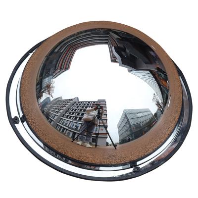 China Inside Full 360 Degree Viewing Convex Mirror and Concave Mirror, New Product Large 100cm Security Indoor Dome Convex Mirror for sale