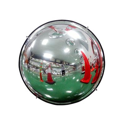 China Full Convex Mirror Indoor Acrylic Dome Area Spherical Mirror For Indoor Security , Traffic Safety Convex Mirror for sale