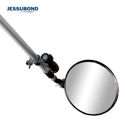 China Security Scanner 22cm Round Portable Convex Mirror Under Vehicle Security Car Checking Probe Mirror for sale