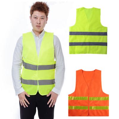 China Factory Wholesale HI Vis Adult Normal Polyester Safety High Visibility Reflective Vest for sale