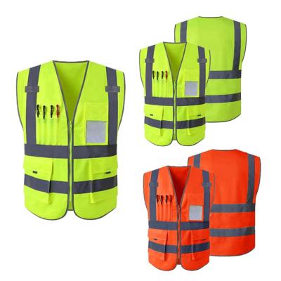 China High Strength Water Proof High Visibility Vest Safety Vest Construction Clothing Reflective Safety Clothing for sale