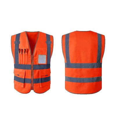 China Custom Made Water Proof High Visibility Safety Reflective Jacket Logo Clothing With Pockets Wholesale for sale