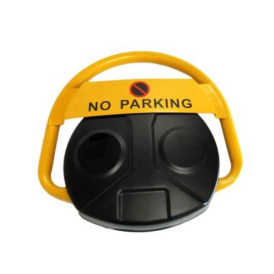 China With Phone App Controlled Remote Control Automatic Yellow Car Parking Lot Lock Barrier for sale