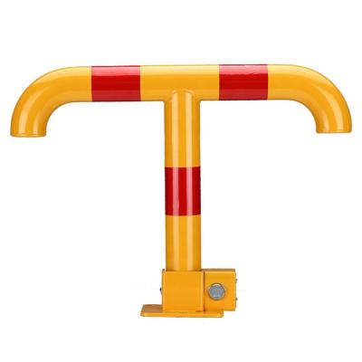 China JB-5587A Parking Lot Steel T Style Car Parking Blocker Barrier For Outdoor for sale