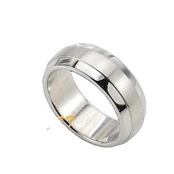 China Fashionable Simple Design High Quality Men's Stainless Steel Ring Made In China for sale