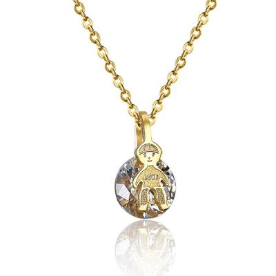 China Popular New Design 316l Stainless Steel Gold Pendant For Boys for sale