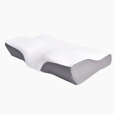 China Custom Anti-Static Adjustable Butterfly Memory Foam Couples Sleeping Cervical Pillow for sale