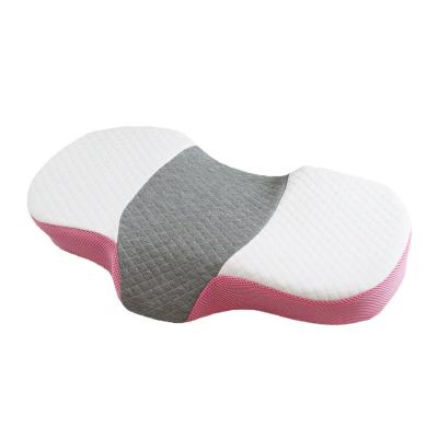 China Wholesale Modern Rose Ergonomic Memory Foam Cervical Pillow Manufacturer Anti-static for sale