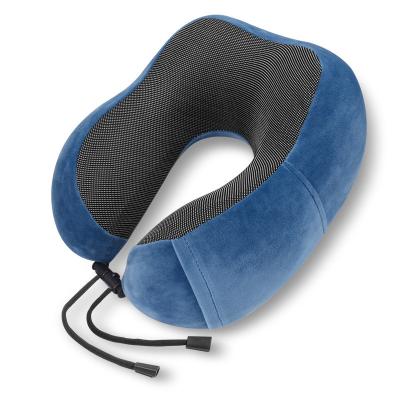 China Custom Portable Kids Travel Memory Foam Adult U Shaped Removable Neck Pillow Anti-Static for sale