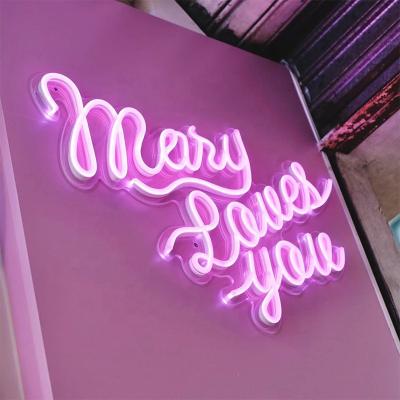 China Rich Colors Waterproof Letters Neon Lights Name Logo Custom Led Neon Sign Store Exterior for sale