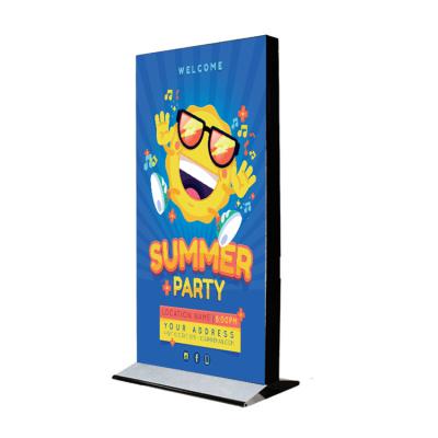 China Cell Phone Store Quality Choice Free Floor Standing Rectangulr Mobile Advertising Light Boxes Customized for sale