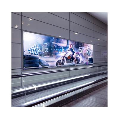 China Custom Aluminum Alloy Fabric Banner Printing Machine Light Box Outdoor Signs for sale