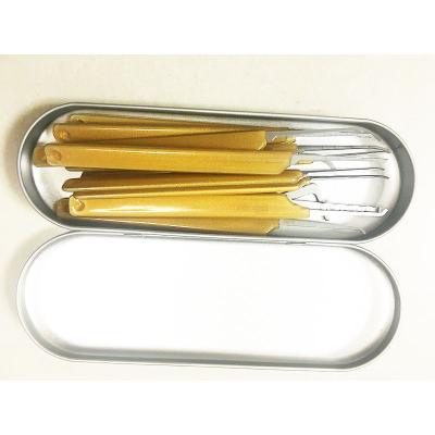 China With Box New Arrival Next Generation QS Lock Pick Hooks Yellow Color 12 PCS Locksmith Tools Set for sale