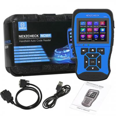 China Used For Most Cars After 1996 2021 Hot HUMZOR NexzCheck NC501 For Universal Vehicles OBD2 Scanner And EOBD Scanner Auto Diagnostic Tools for sale