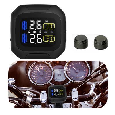 China External Radio Best Motorcycle Bike Careud Sensor Monitor Motorbike Bicycle Tire Pressure Monitoring System Tire Tpms for sale