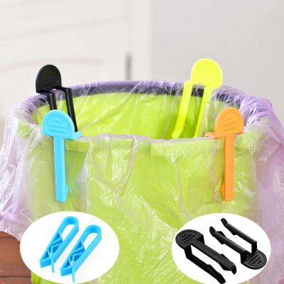 China Sustainable Practical Bin Clips Plastic Fixed Garbage Bag Clip Fixed Waste Bin Bag Holder Garbage Clam for sale