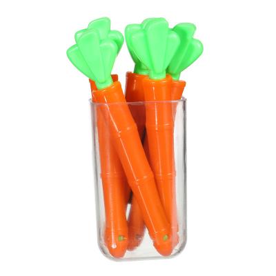 China Beautiful Sustainable Carrot Food Sealing Clips Plastic Sealing Clips With Fridge Magnet Holder Box Bags Clips Snacks Sealing Clip for sale