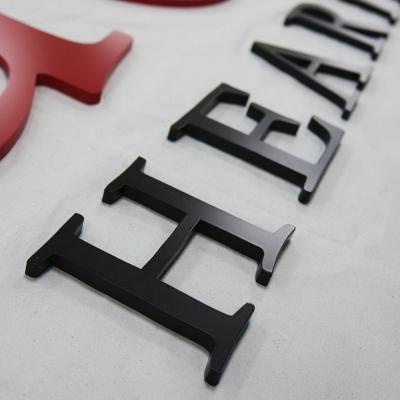 China 3D Buildings Durable 316 Stainless Steel Fabricate Metal Letter Shop Front Sign for sale