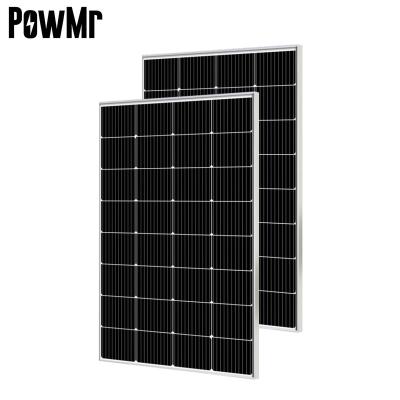 China 25A PowMr 160 Watt Half Cut Mono Mono Solar Module Cells 160W Monocrystalline Silicon Solar Panels System For Home for sale