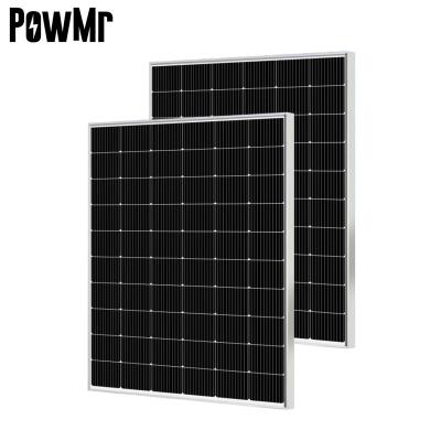 China 25A PowMr 300 Watt Mono Monocrystalline Silicon Solar Panel System Half-Cut 300W Half Cell Module For Home for sale